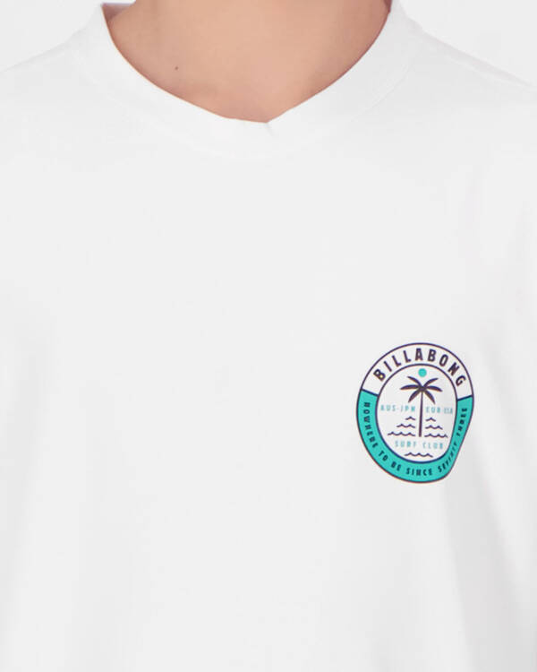 Billabong Sea Shore SS Rash Vest for Mens