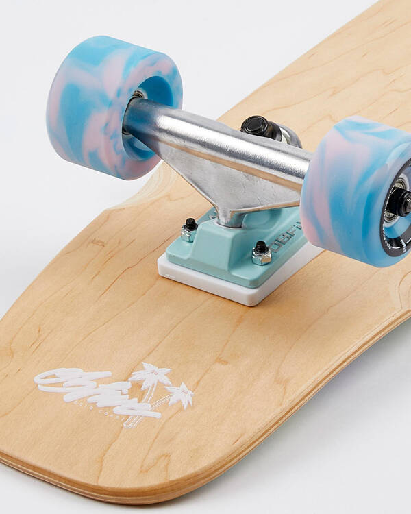OBfive Pastel Plasma 28" Cruiser Skateboard for Womens