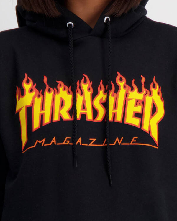 Thrasher Flame Hoodie for Womens