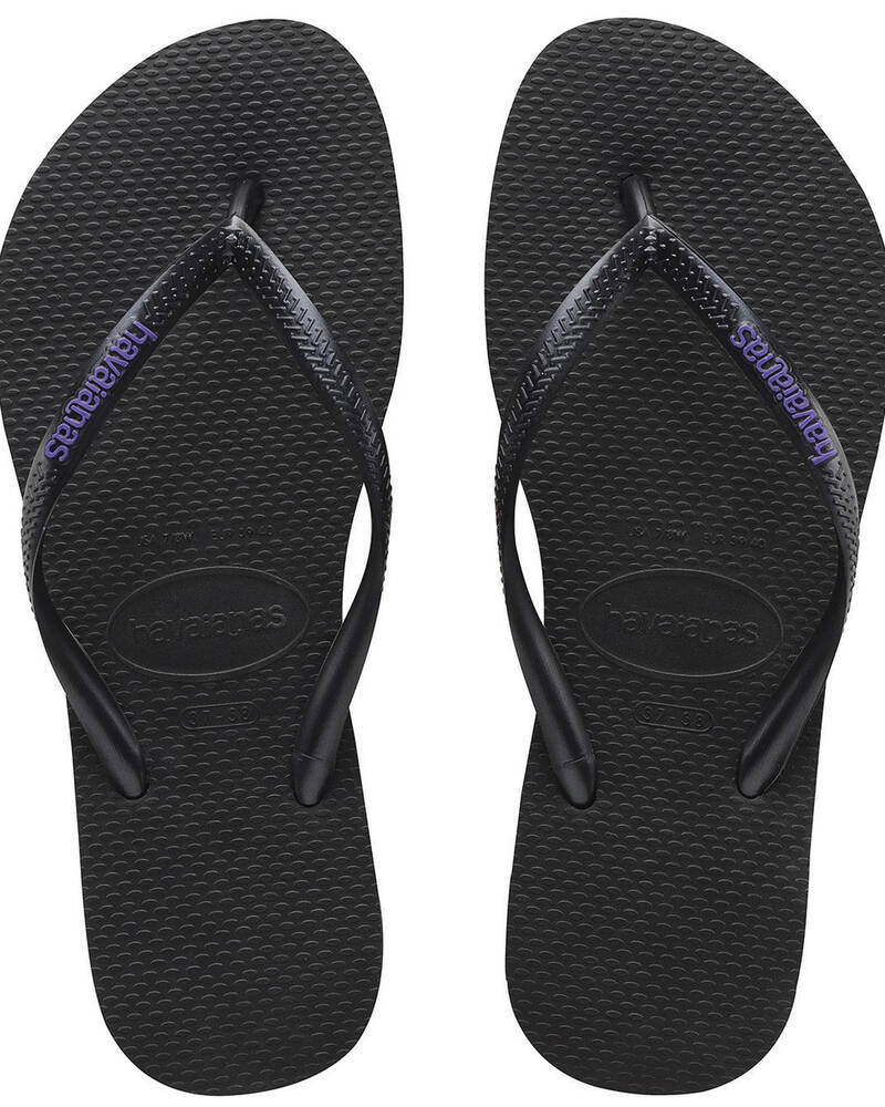 Havaianas Slim Logo Thongs for Womens