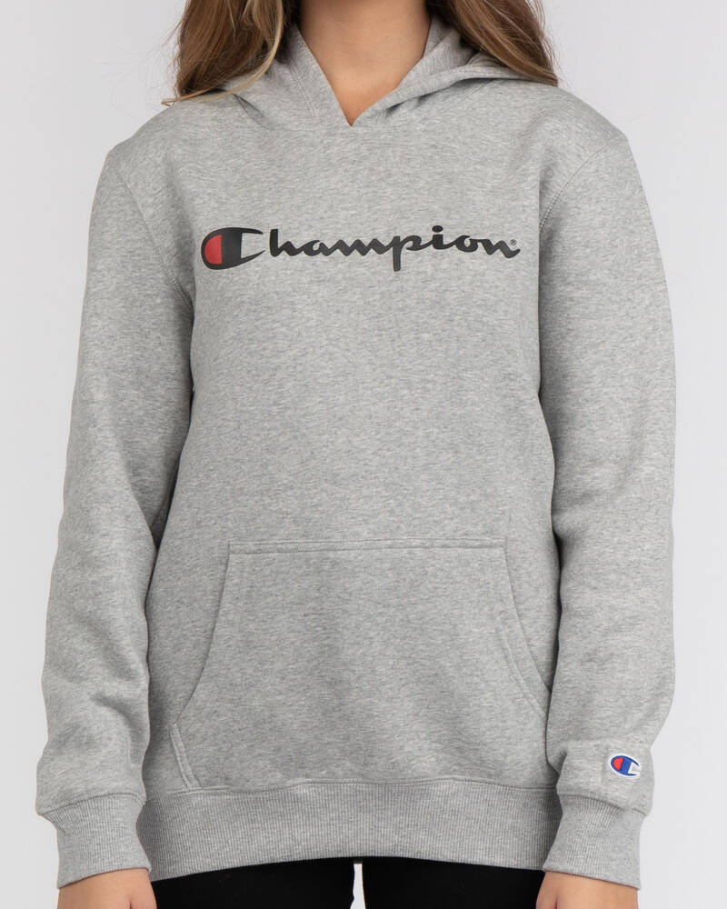 Champion Girls' Logo Hoodie for Womens