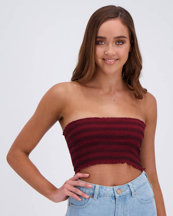 Mooloola Ultra Shirred Tube Top for Womens