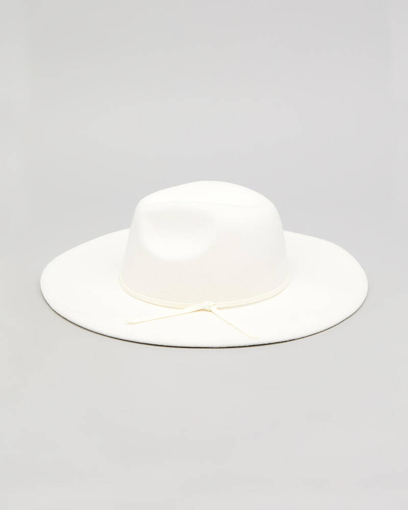 Mooloola Archie Wide Brim Felt Hat for Womens