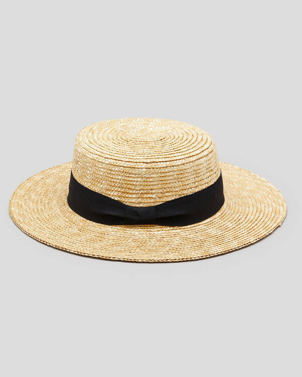 Mooloola Summer Boater Hat for Womens