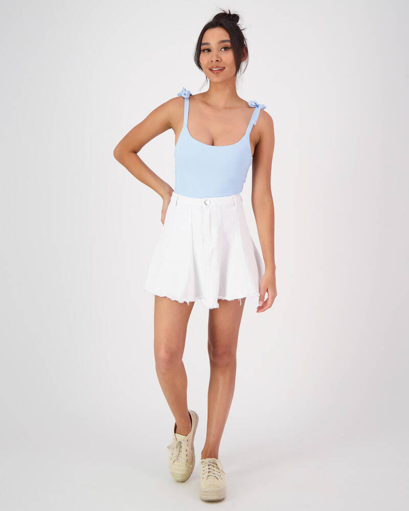 Mooloola Ali Tie Shoulder Bodysuit for Womens