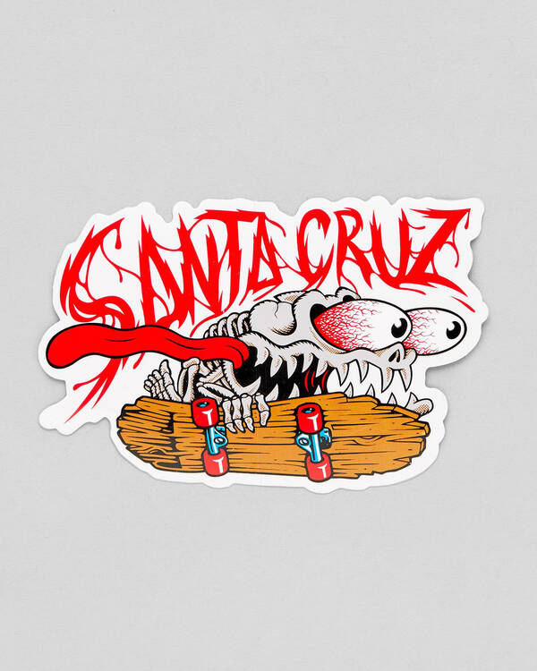 Santa Cruz Slasher Fade Sticker for Unisex