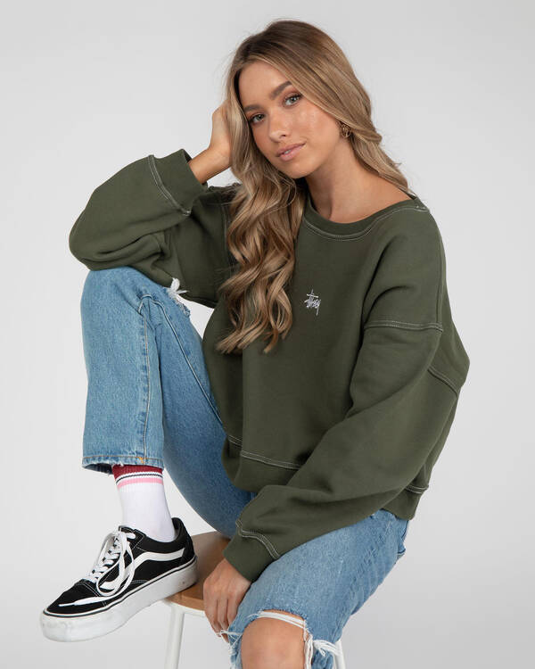 Stussy Graffiti Sweatshirt for Womens
