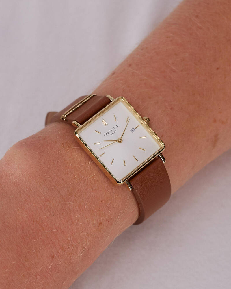 Rosefield The Boxy Leather Watch for Womens