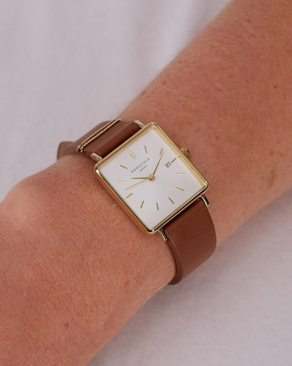 Rosefield The Boxy Leather Watch for Womens