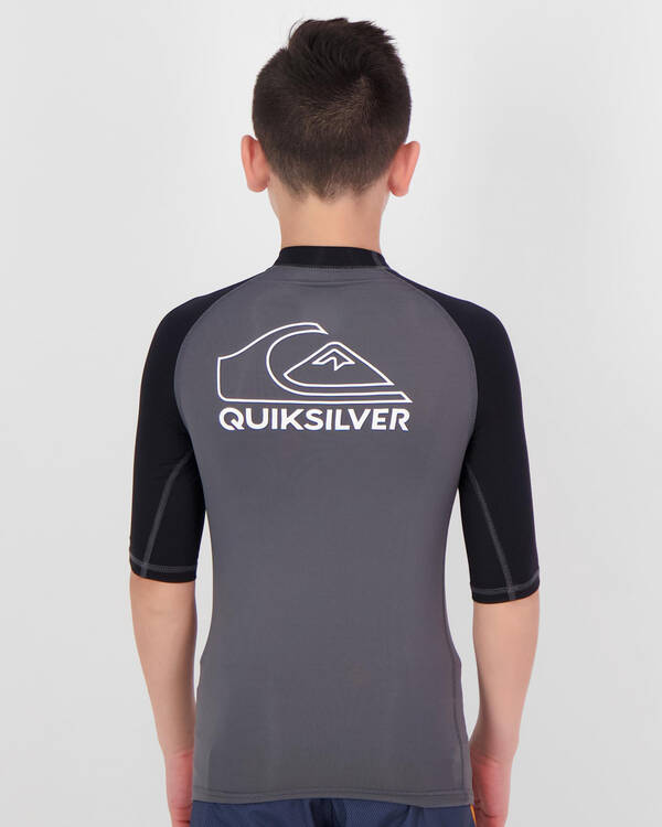 Quiksilver Boys' On Tour Short Sleeve Rash Vest for Mens
