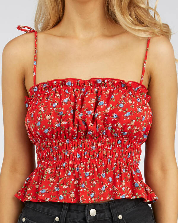 Mooloola Fresco Print Top for Womens
