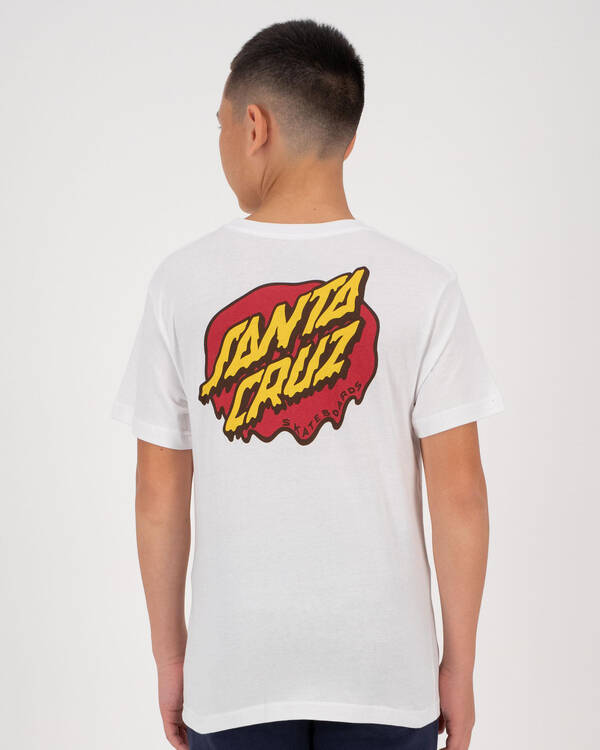 Santa Cruz Boys' Melting Dot T-Shirt for Mens