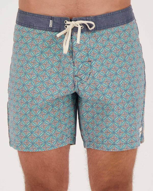 Rhythm Sumba Trunk Board Shorts for Mens