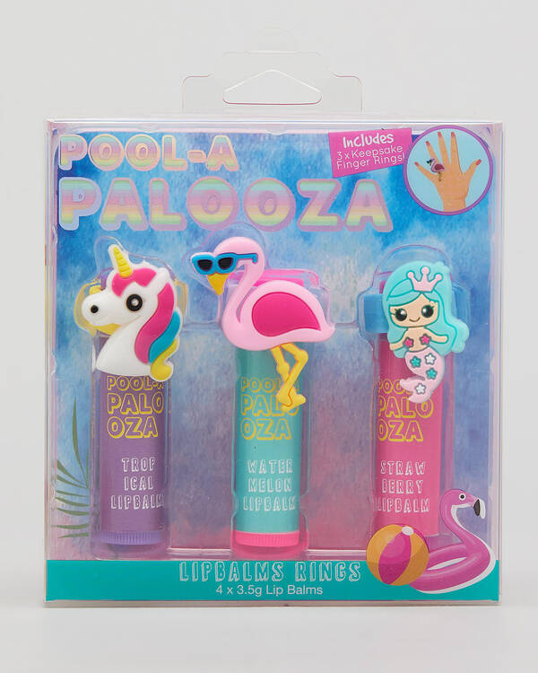 Mooloola Finger Ring Lip Balm Pack for Womens