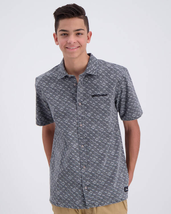 Quiksilver Boys' Original Printed Shirt for Mens