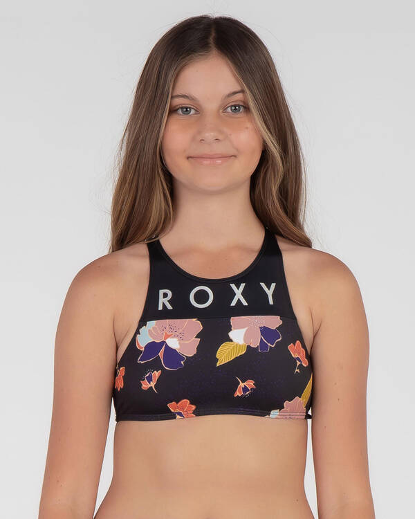 Roxy Girls' Riding Time Bikini Top for Womens