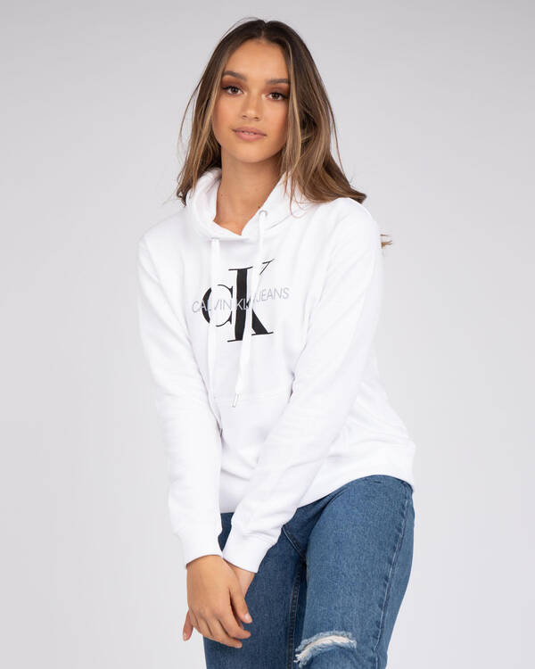 Calvin Klein Jeans Monogram Relaxed Hoodie for Womens