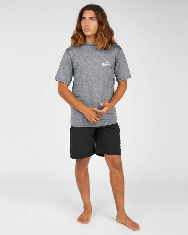 Billabong Beach Logo Rash Vest for Mens